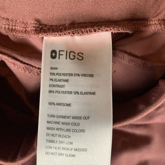 FIGS Scrub‎ Pants Women's XS Pink Stretch Logo Drawstring Pockets Nurse Dr. 7875 - Picture 7 of 11